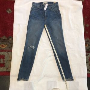 NWT Madewell 10” High Rise Skinny Jeans size 26.